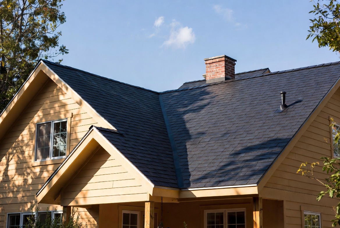 New roof installation