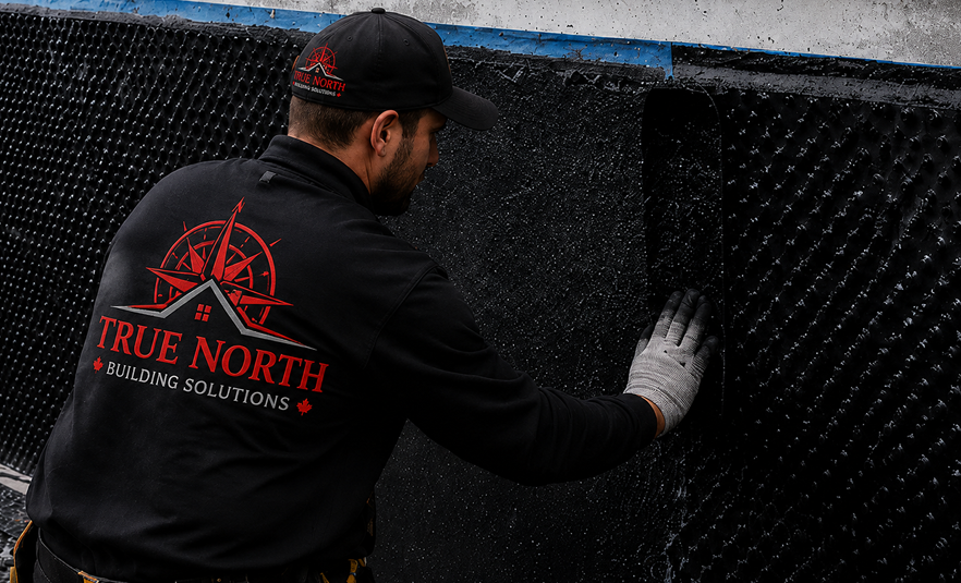 Waterproofed home exterior